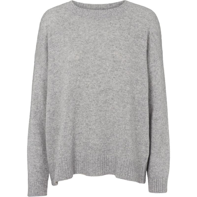 Strik - Lise O - Neck - Natur Mel. | Basic Apparel - Nordic Home Living