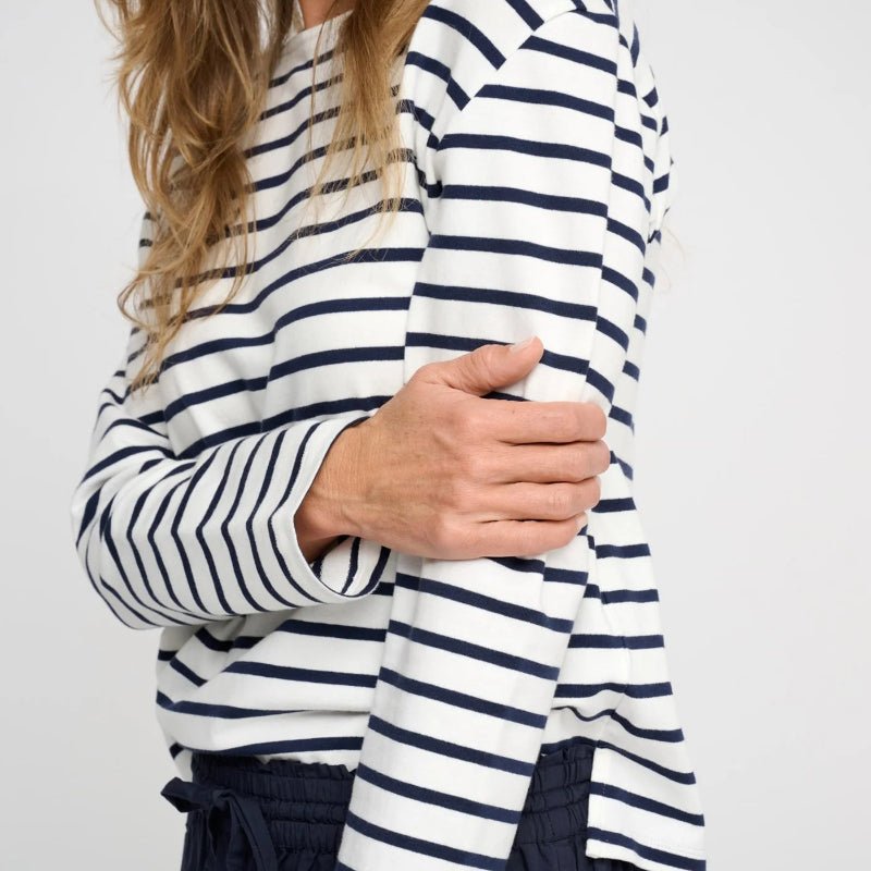 Sweat - Blessed - Ecru/navy - Nordic Home Living