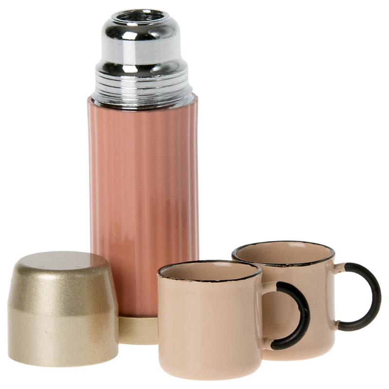 Thermoskanne und Tassen - Mint - Maus | E-Mail