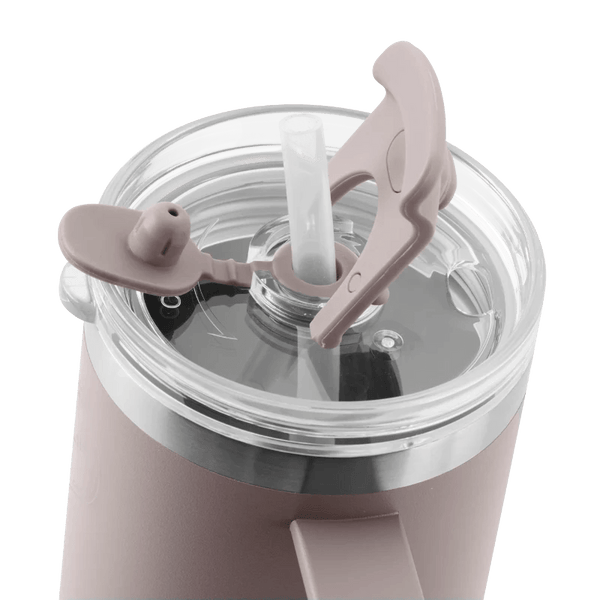 Thermo Cup with Straw - Soft Rose - 885 ml | AYA&IDA - Nordic Home Living