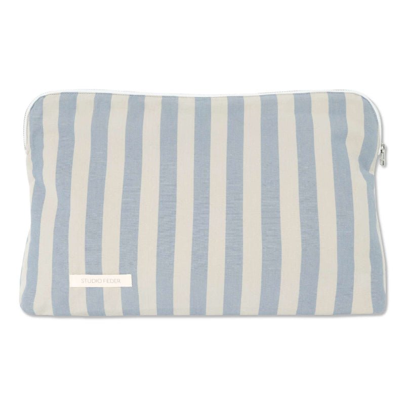 Toilettaske - Blue stripe - Nordic Home Living