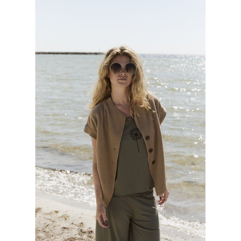 Vest - Camel - Nordic Home Living