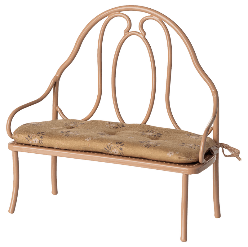 Vintagebænk - Mini - mørk pudder - Nordic Home Living