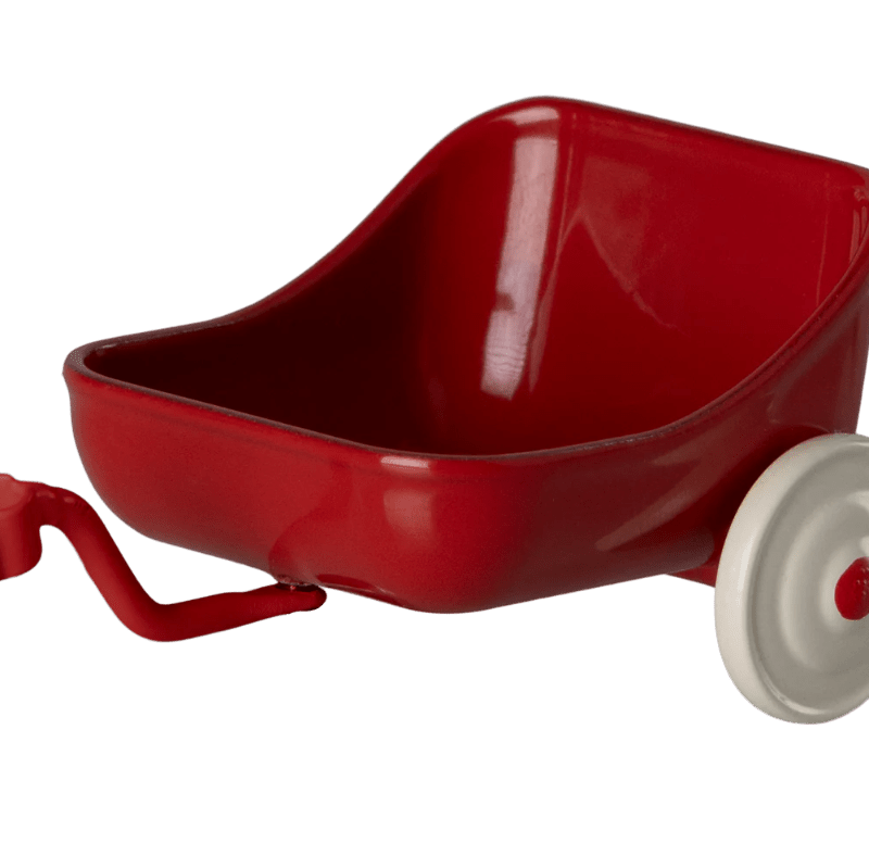 Vogn til cykel - Rød - Mus - Nordic Home Living