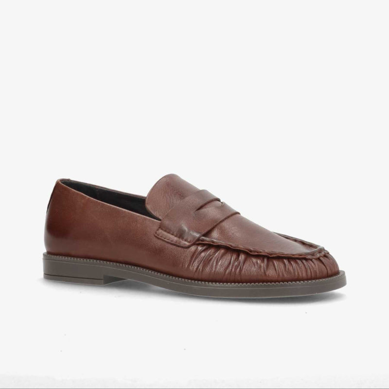 WHISPER WIDE - Ebony Leather - dark brown