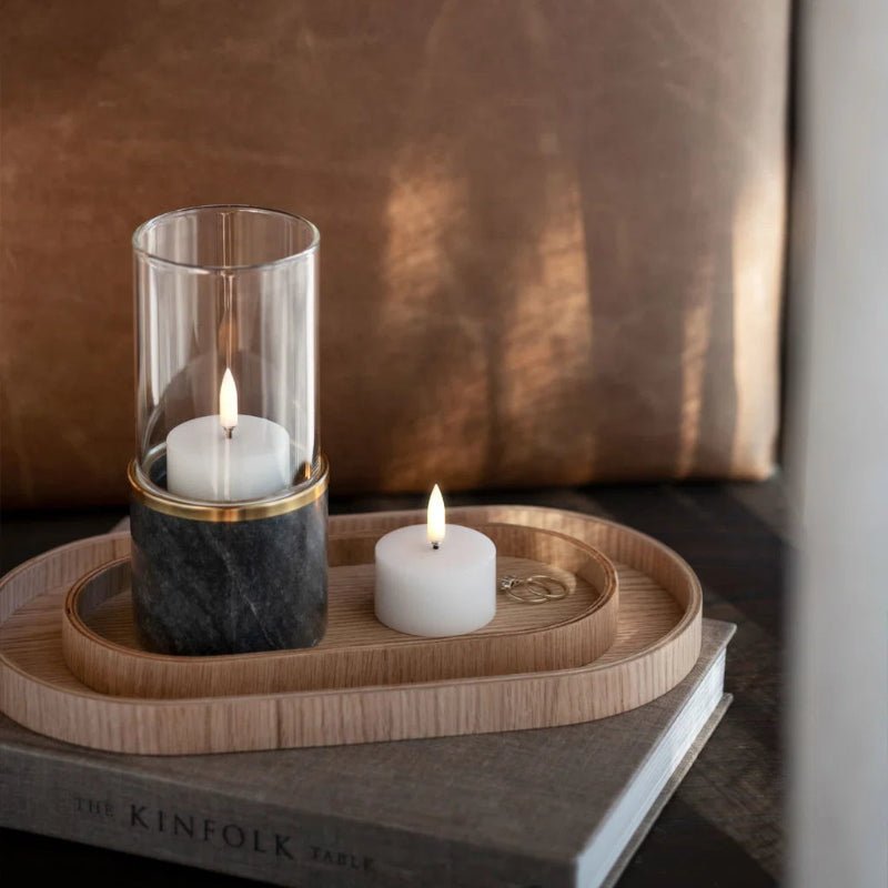 Wood tray - Small - 11x23x2 cm - Nordic Home Living