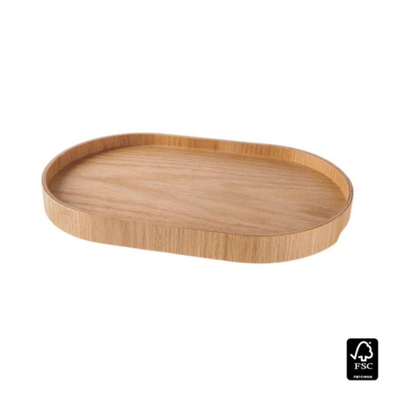 Wood tray - Small - 11x23x2 cm - Nordic Home Living