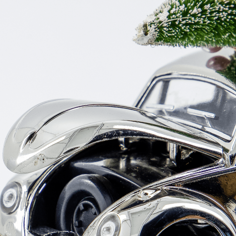 Xmas Car - Stor - sølv - Nordic Home Living