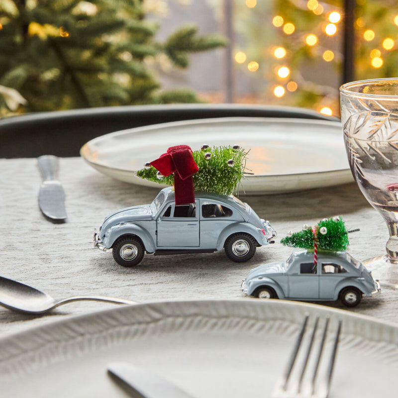 Xmas Car - Stor - Lyseblå
