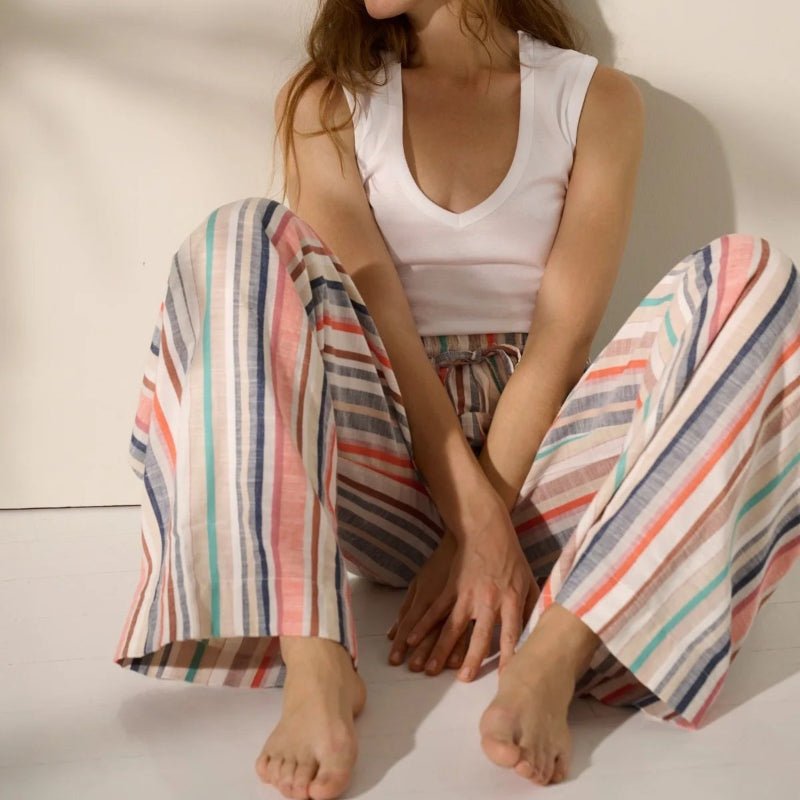 Zenya Pants - multi stripe - Nordic Home Living