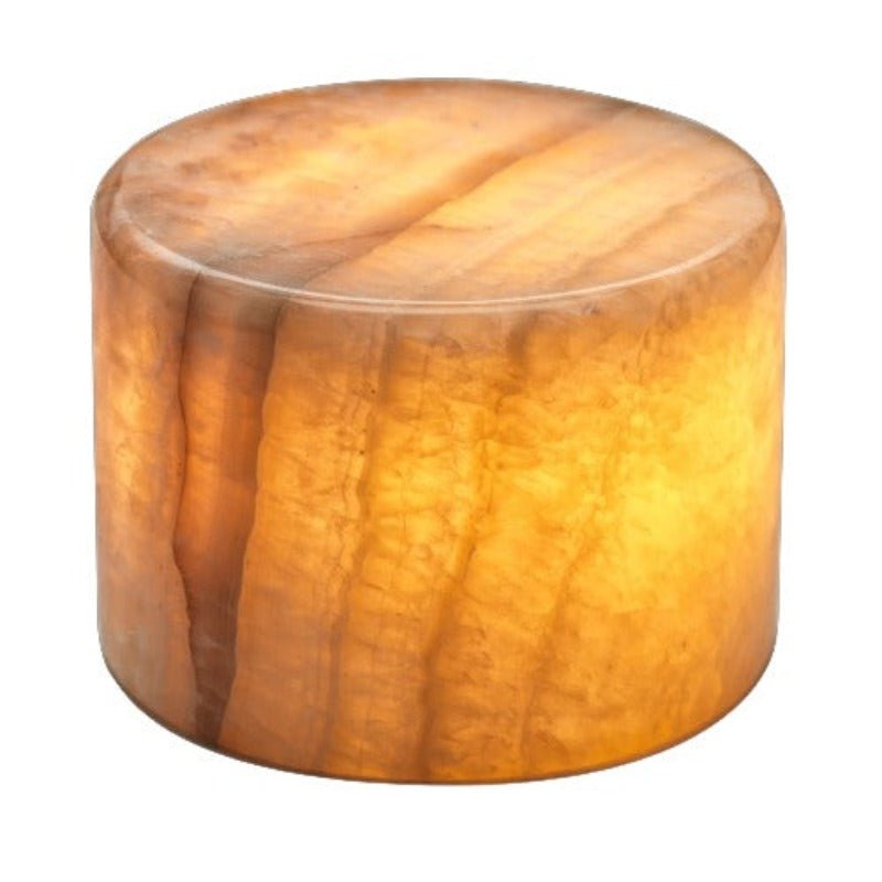 Bordlys - Marmor - Gylden - Stor | Unison - Nordic Home Living