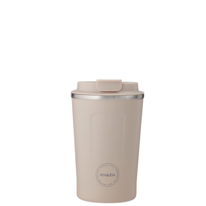 CUP2GO 380ml - CREAM BEIGE | AYA&IDA - Nordic Home Living