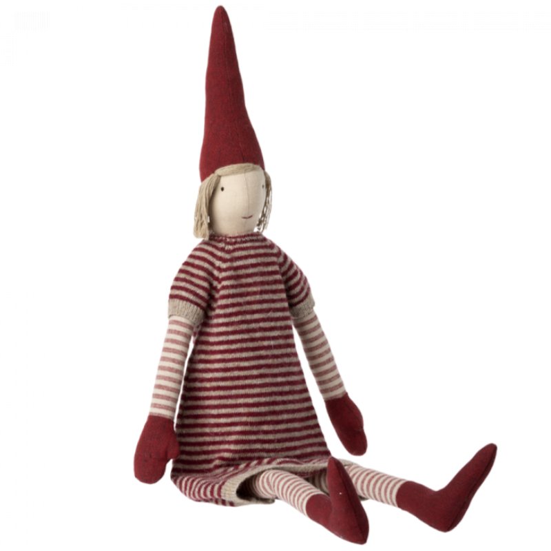 Maxi Nisse - Str. 4 - Pige med strikkjole | Maileg - Nordic Home Living