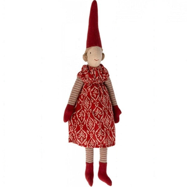Pixy Nisse - Str. 2 - rød kjole - Pige | Maileg - Nordic Home Living