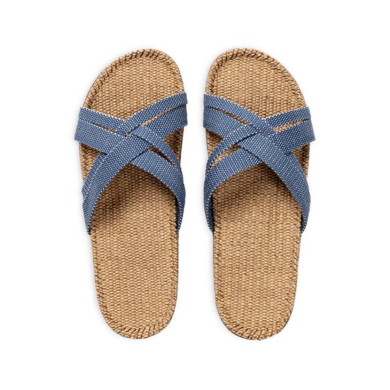 Sandal - Women#1 - Blue Dots | Shangies - Nordic Home Living