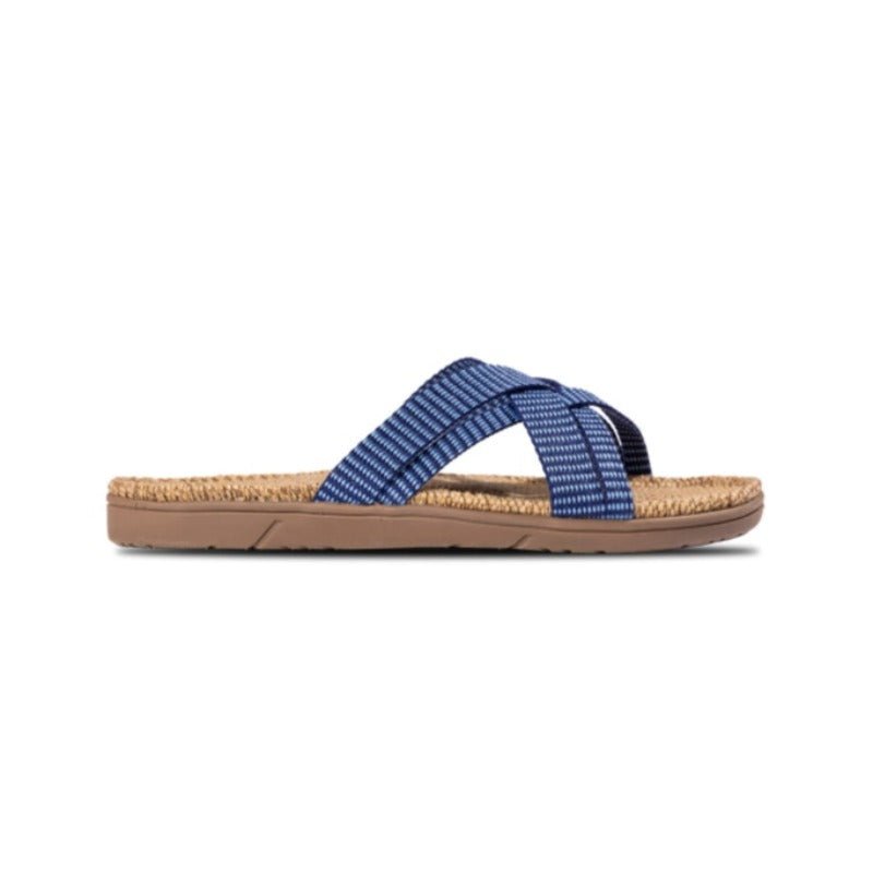 Sandal - Women#1 - Blue Stripes | Shangies - Nordic Home Living