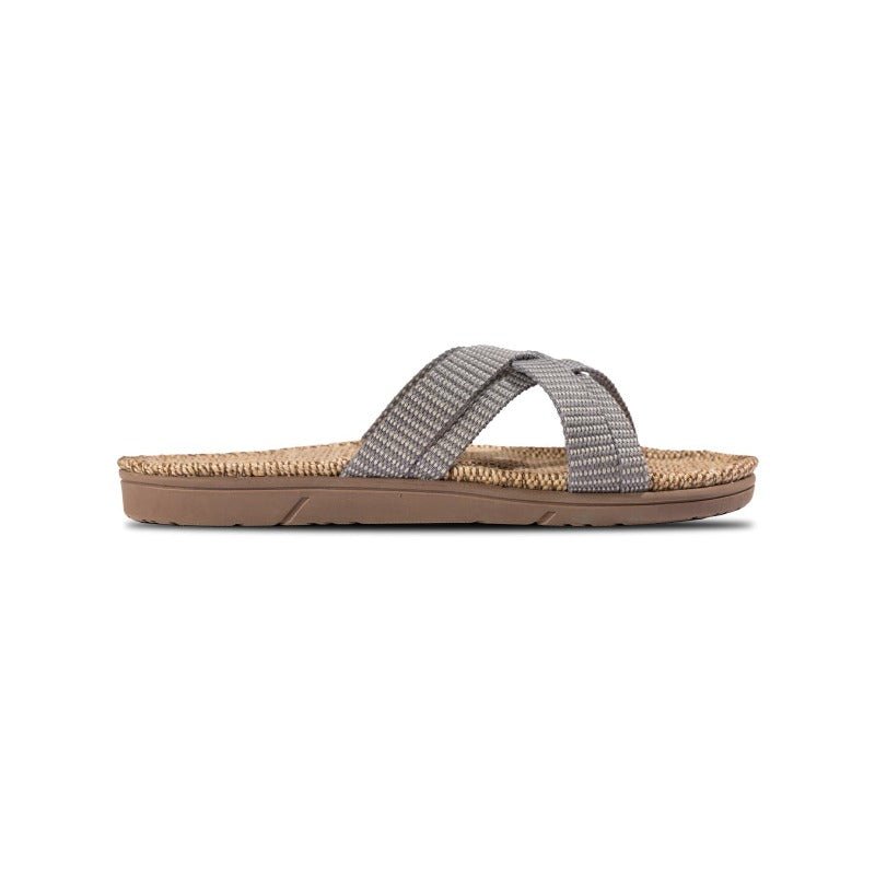 Sandal - Women#1 - Grey Stripes | Shangies - Nordic Home Living