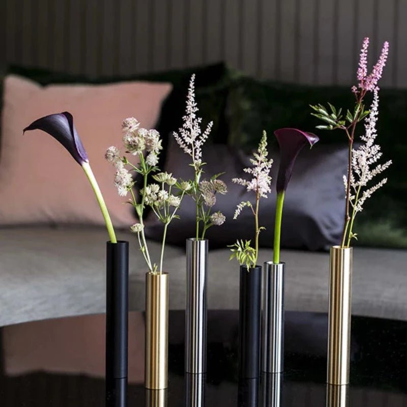 Slim Light - Vase - Sort - 14 cm | 55 North - Nordic Home Living