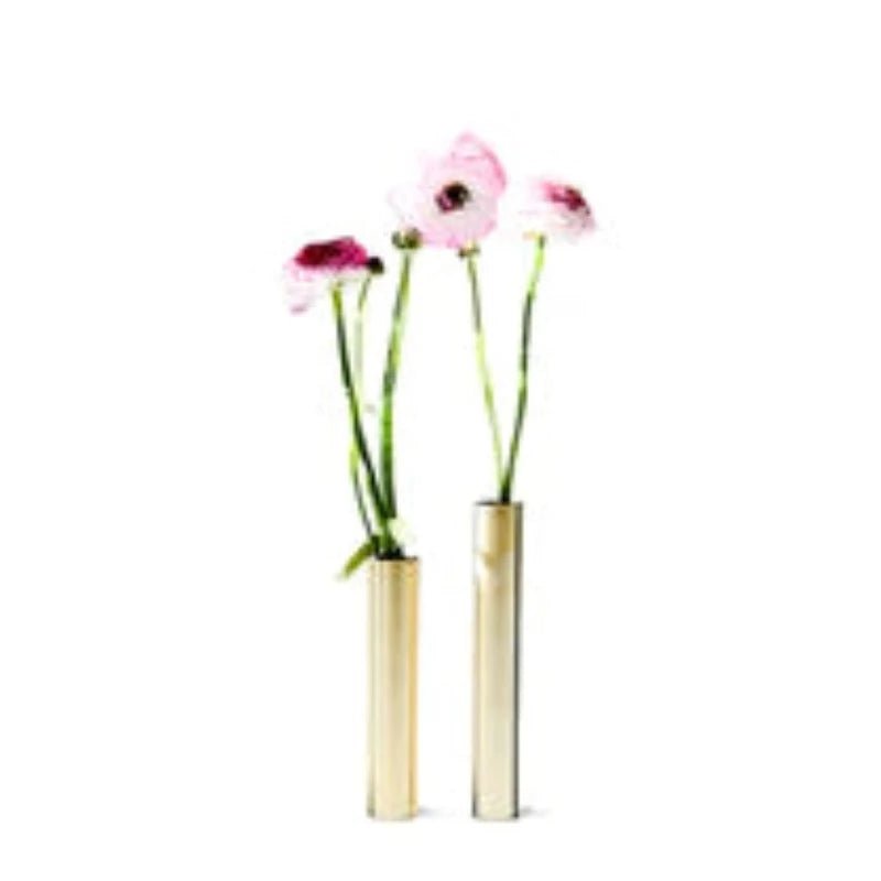 Slim Vase - Messing - 14 cm | 55 North - Nordic Home Living