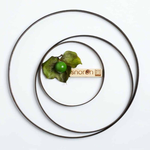 Snoren - Ring - Sort Jern - 40 cm| Nordic by Hand - Nordic Home Living