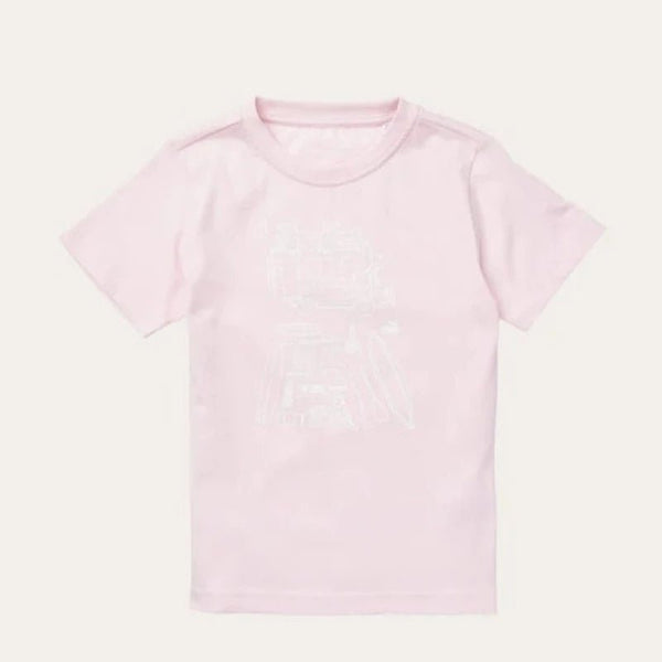 T-shirt - Roadtrip - Pink | KnowledgeCotton Apparel Kids - Nordic Home Living
